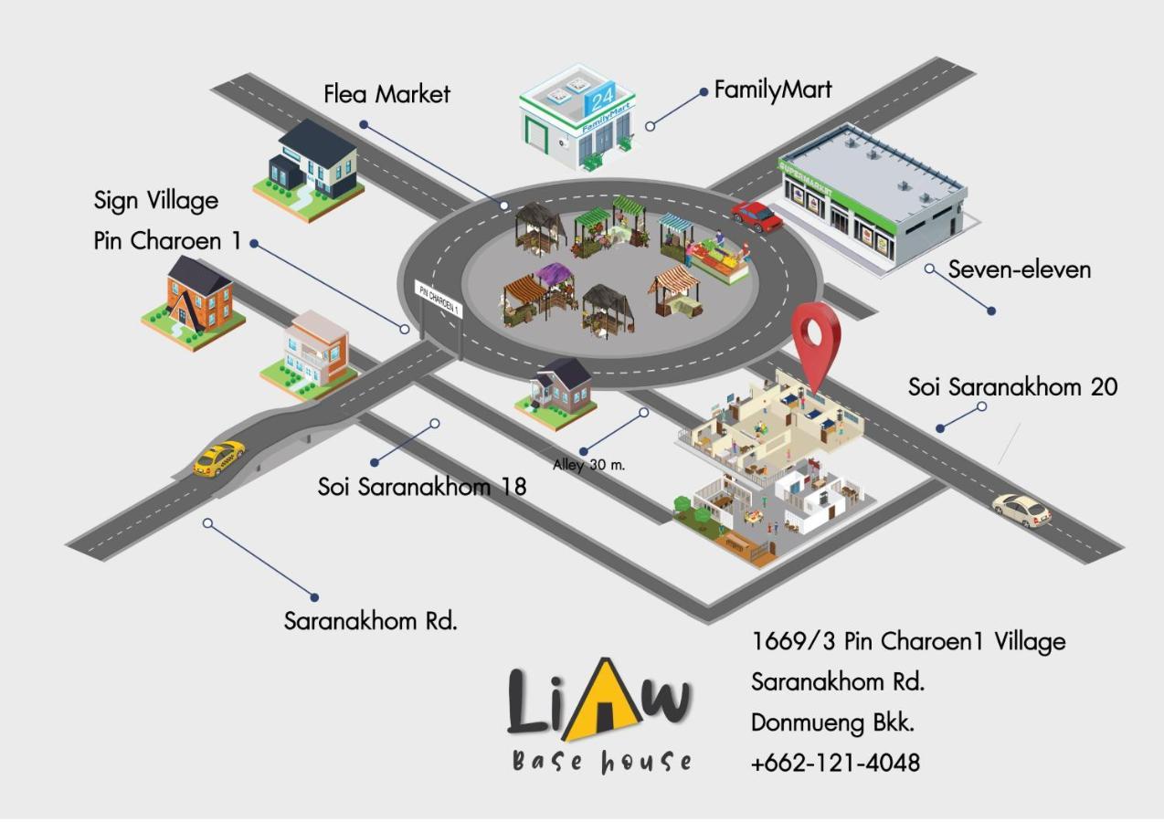 بيت شباب Liaw Base House بانكوك المظهر الخارجي الصورة